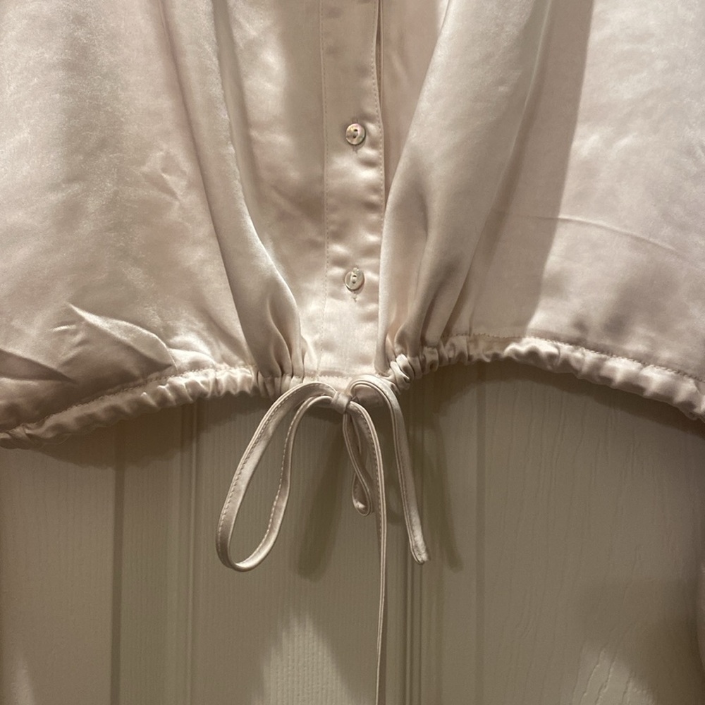 JLUXLABEL champagne colored blouse - Picture 3 of 6